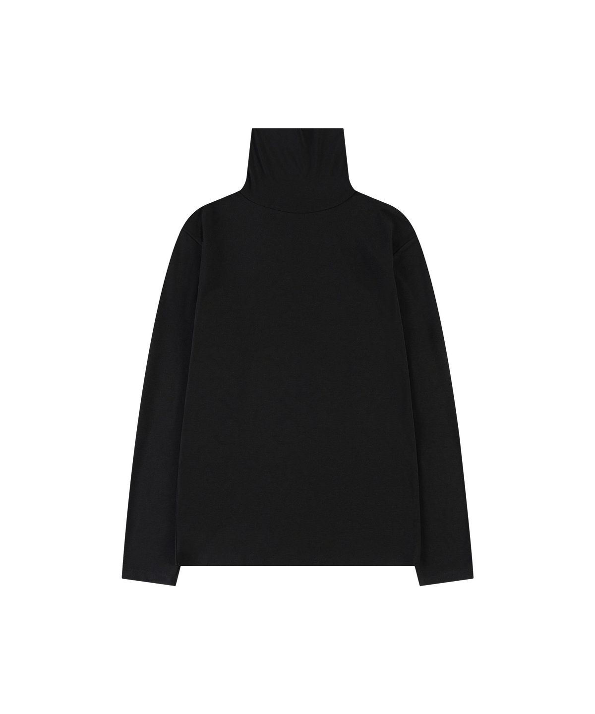 반원 아틀리에(VANONE ATELIER) A3558 피네스 터틀넥 티셔츠_Black