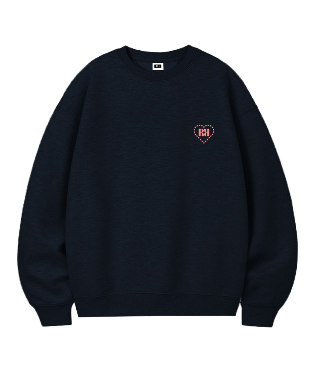 랜덤오프(RANDOMOFF) RR HEART MINI OVER FIT SWEATSHIRT (4color)