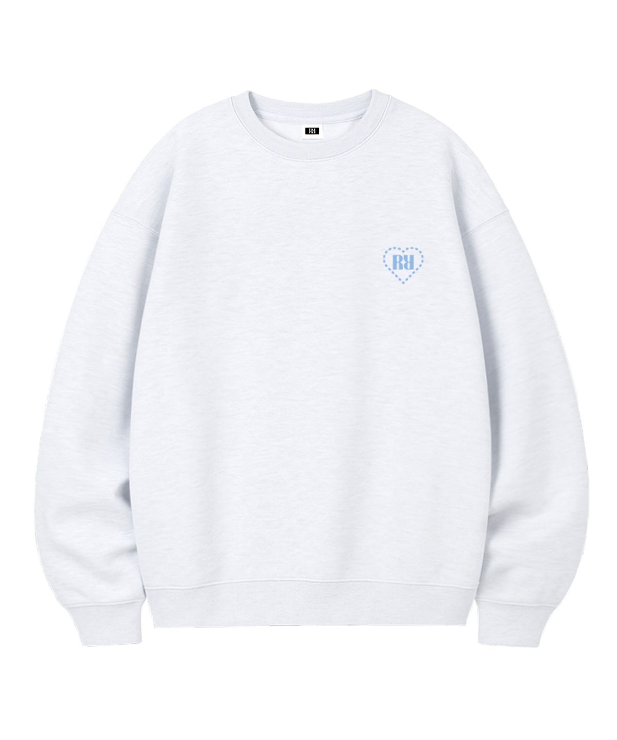 랜덤오프(RANDOMOFF) RR HEART MINI OVER FIT SWEATSHIRT (4color)