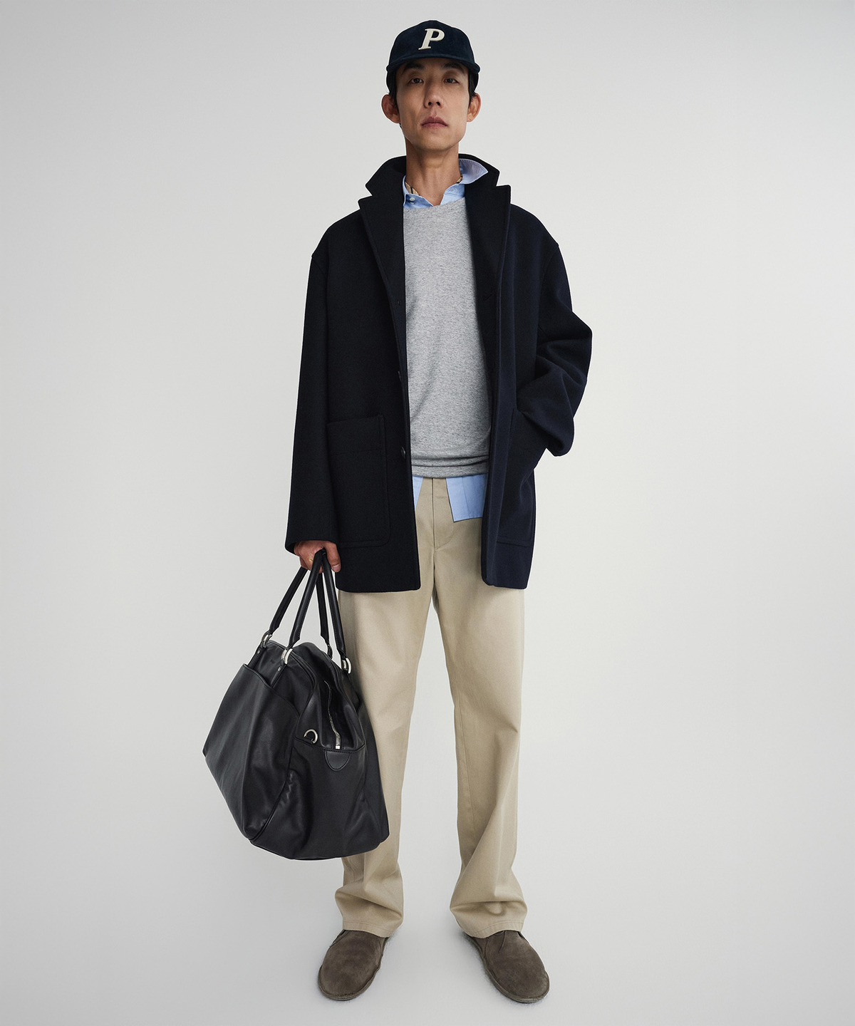 포터리(POTTERY) Melton Wool Half Coat - 3 Color