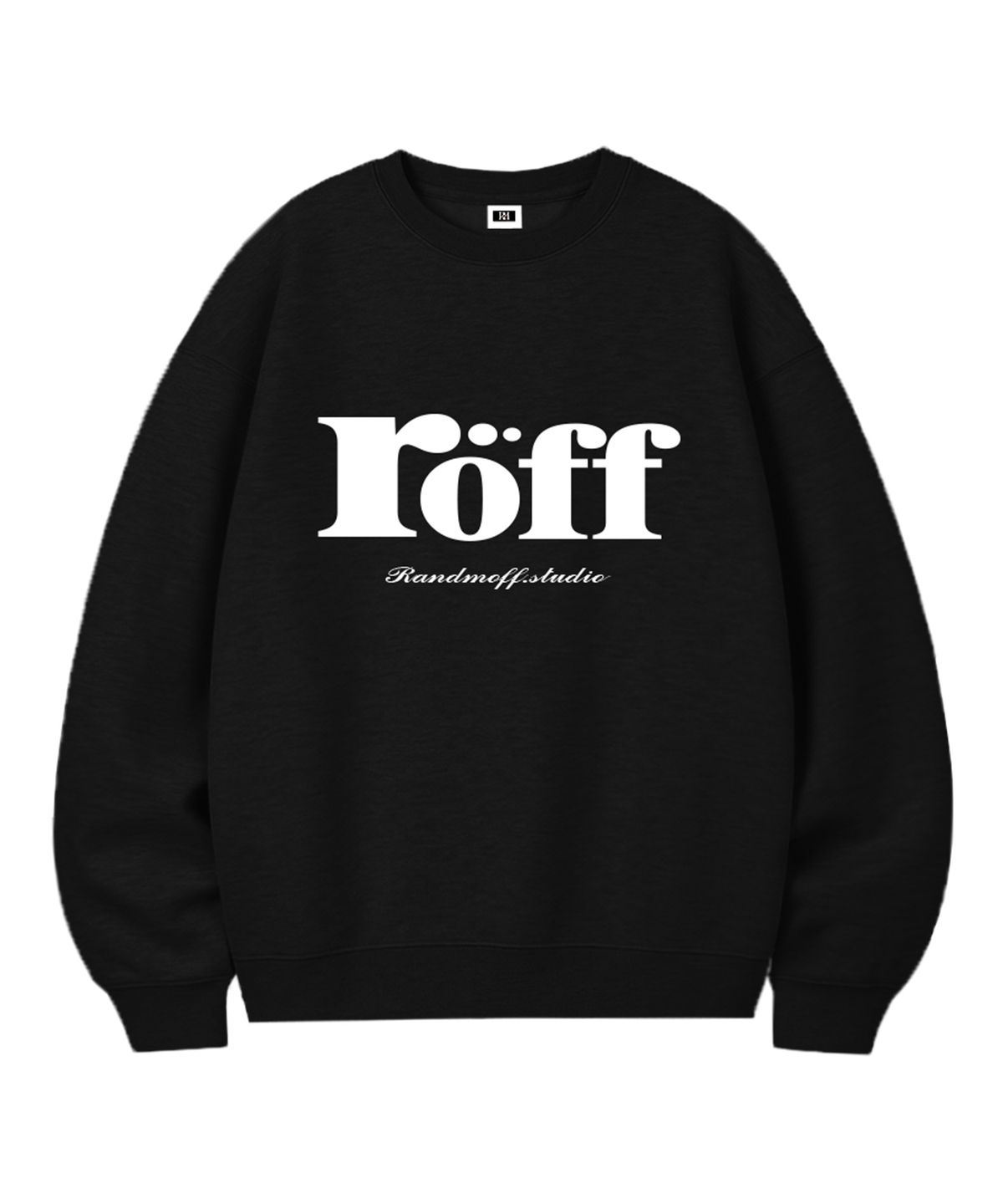 랜덤오프(RANDOMOFF) RÖFF TYPE PLAY BASIC OVER FIT SWEATSHIRT (5color)