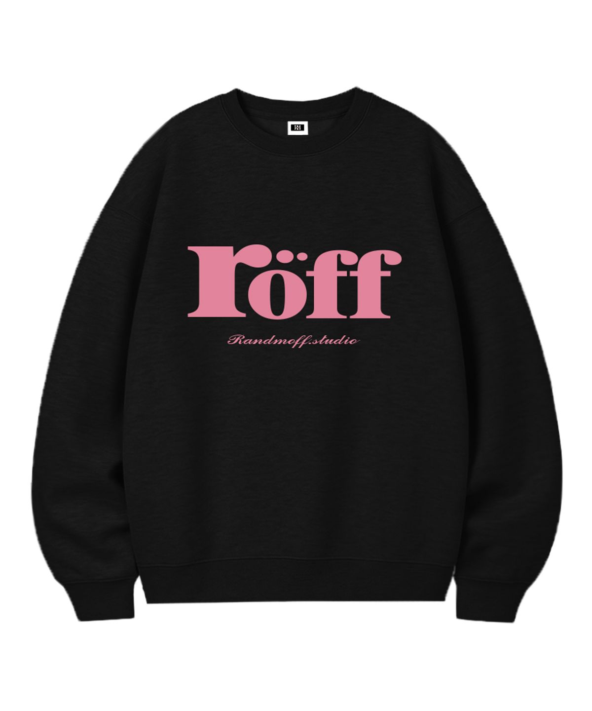 랜덤오프(RANDOMOFF) RÖFF TYPE PLAY BASIC OVER FIT SWEATSHIRT (5color)