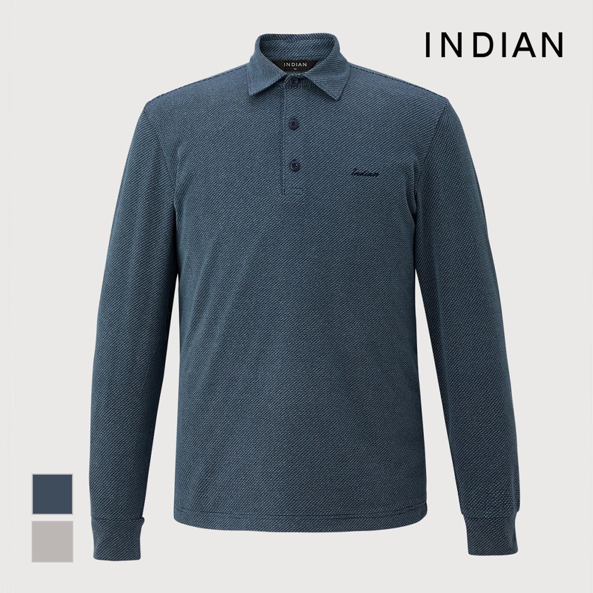인디안(INDIAN) 시밀 미니멀 프린트 티셔츠_MITAL3W9111