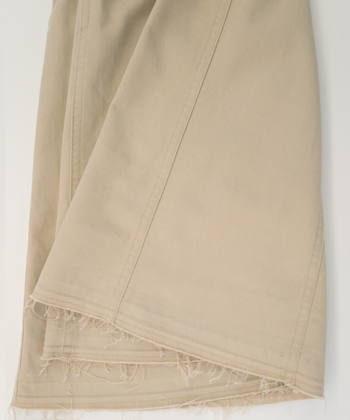 파버(FABEUR) PANEL FLARE SKIRT (RAW BEIGE)