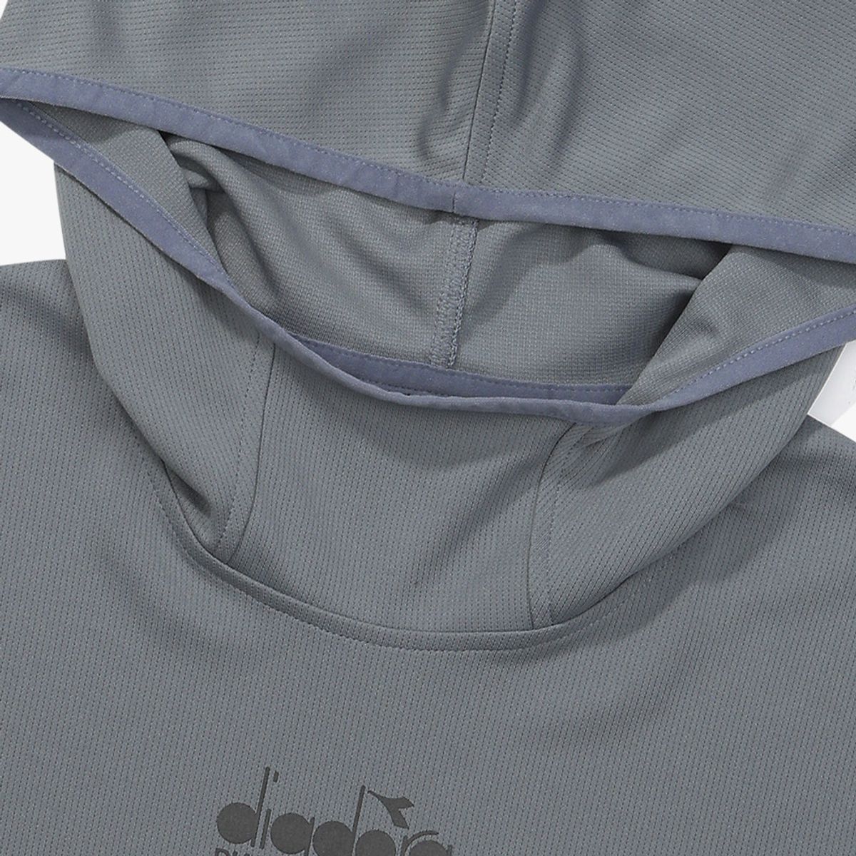 디아도라(diadora) 캄포 러닝 썸홀 후드 GREY