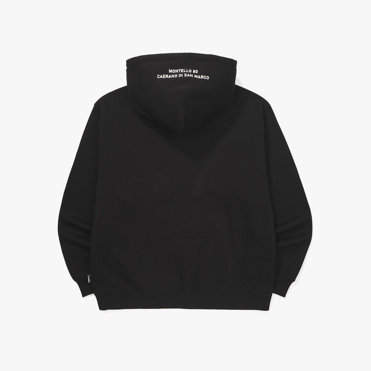 디아도라(diadora) 컴피 기모 후드티셔츠 BLACK