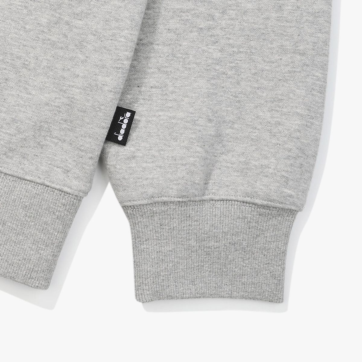 디아도라(diadora) 컴피 기모 후드티셔츠 MELANGE GREY