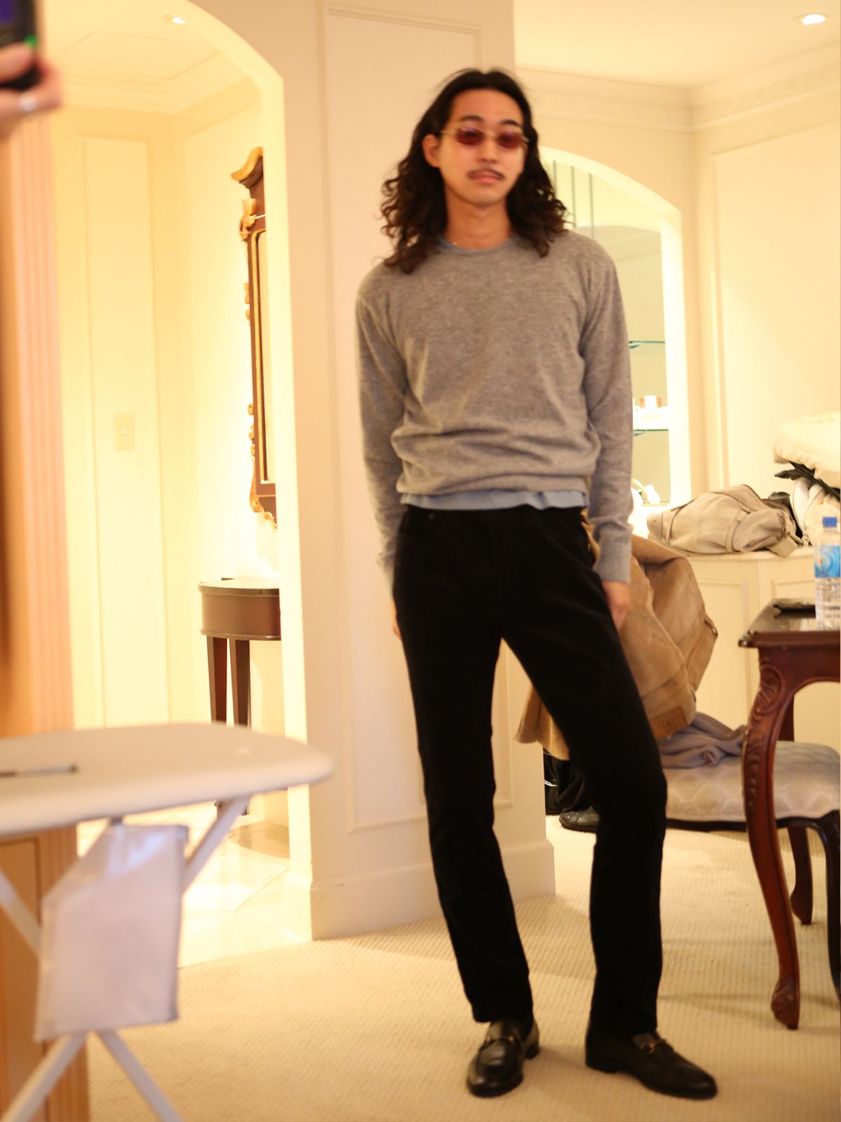 고저(GOZER) FOREST ROUND KNIT_GREY
