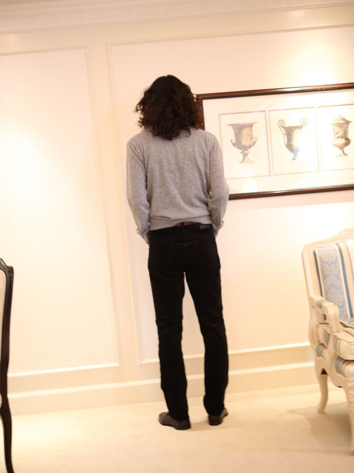 고저(GOZER) FOREST ROUND KNIT_GREY