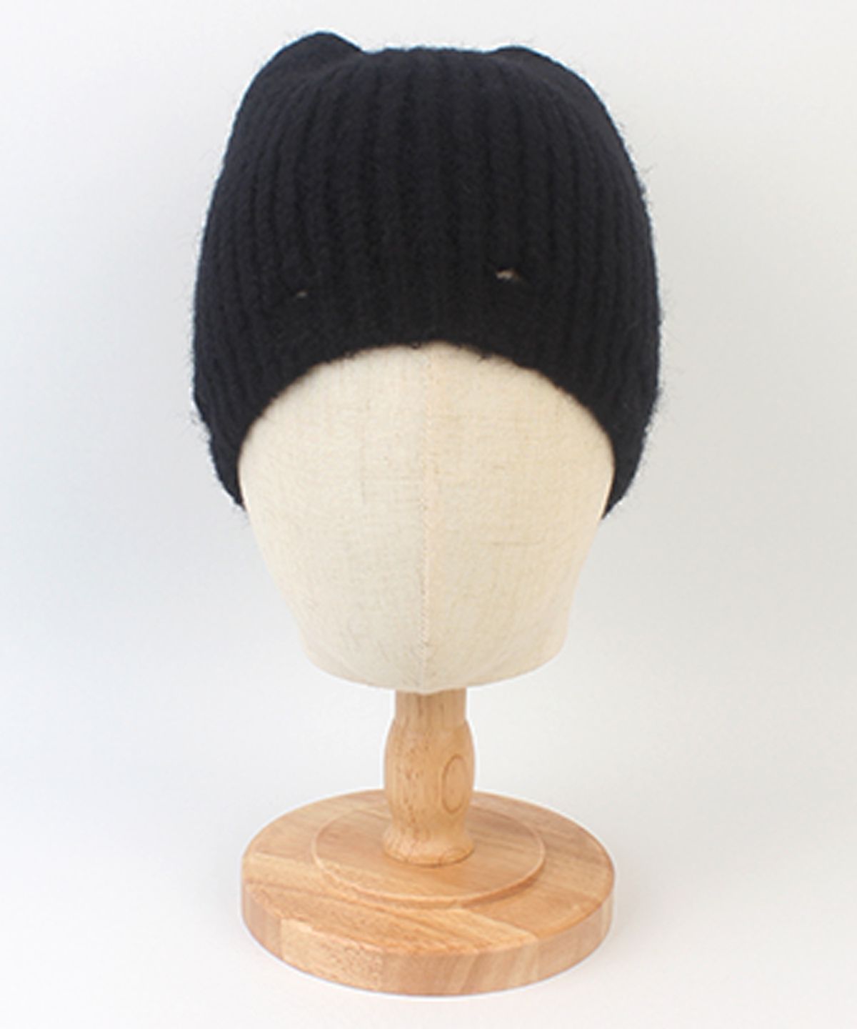 유니버셜 케미스트리(UNIVERSAL CHEMISTRY) Wool Cat Black Damage Beanie 고양이비니
