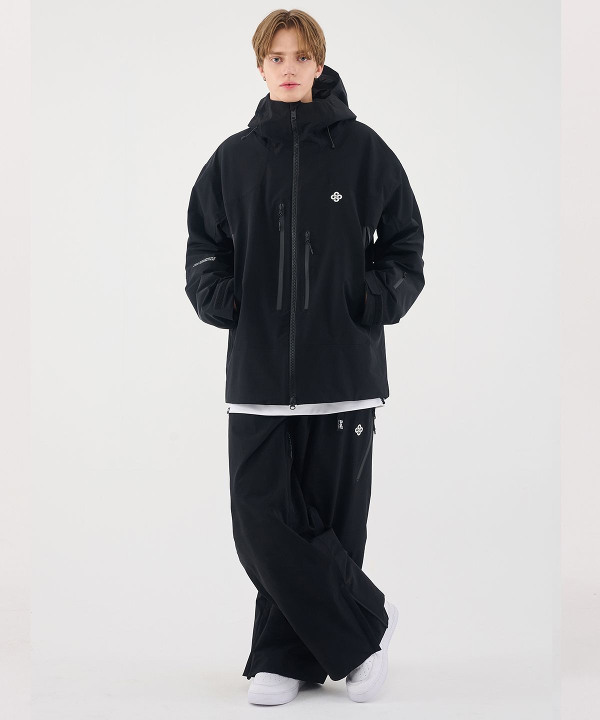 돌아우터웨어(DOLL OUTERWEAR) 2526 아크 팬츠 BLACK 남녀공용