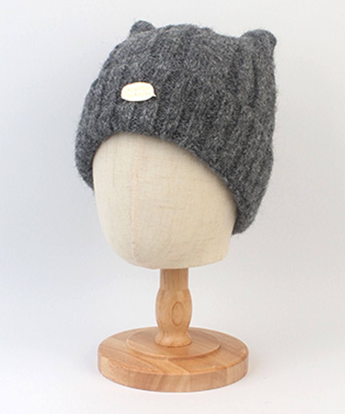 유니버셜 케미스트리(UNIVERSAL CHEMISTRY) Wool Cat Gray Bubble Beanie 고양이비니