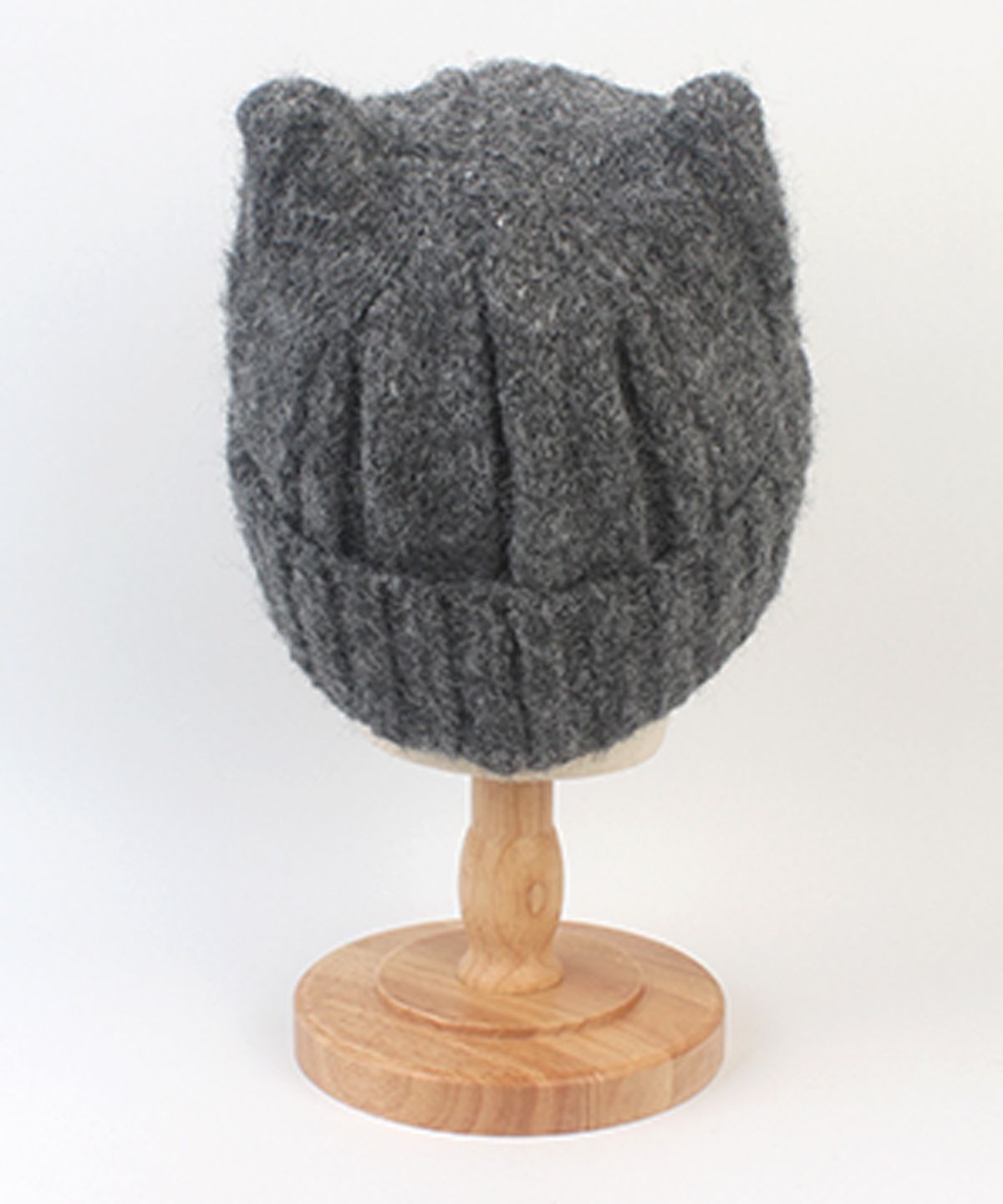 유니버셜 케미스트리(UNIVERSAL CHEMISTRY) Wool Cat Gray Bubble Beanie 고양이비니