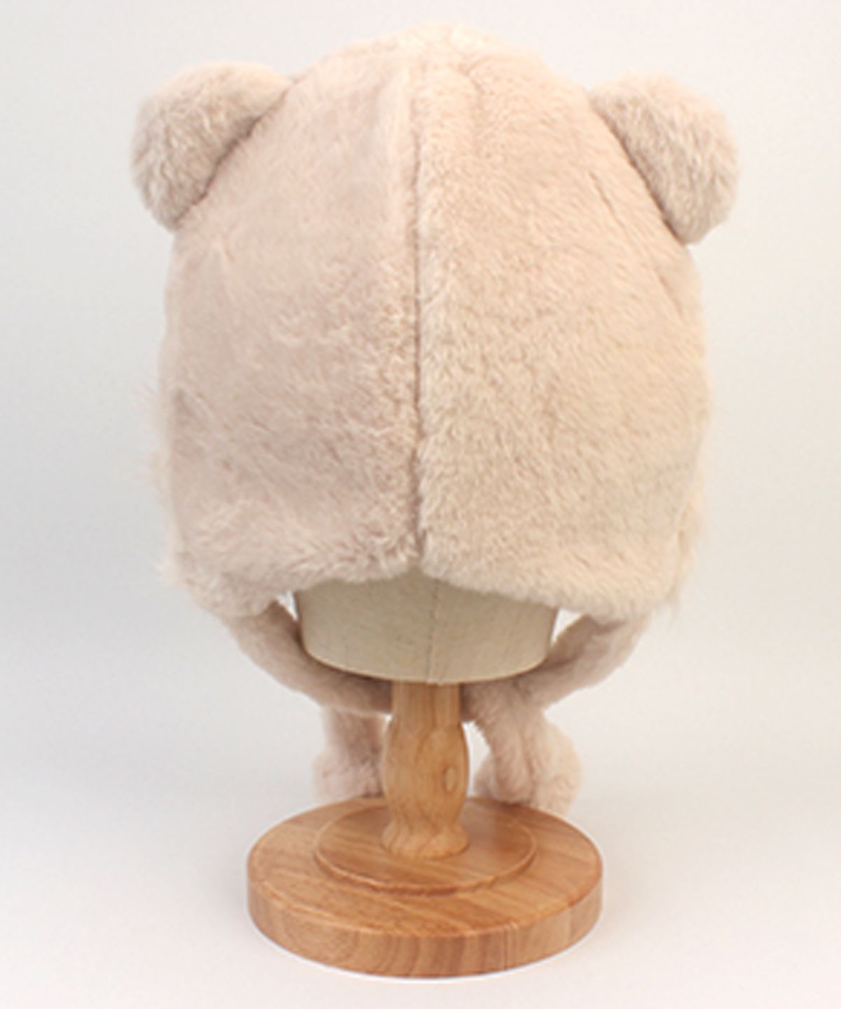 유니버셜 케미스트리(UNIVERSAL CHEMISTRY) Bear Fur Beige Balaclava 털모자