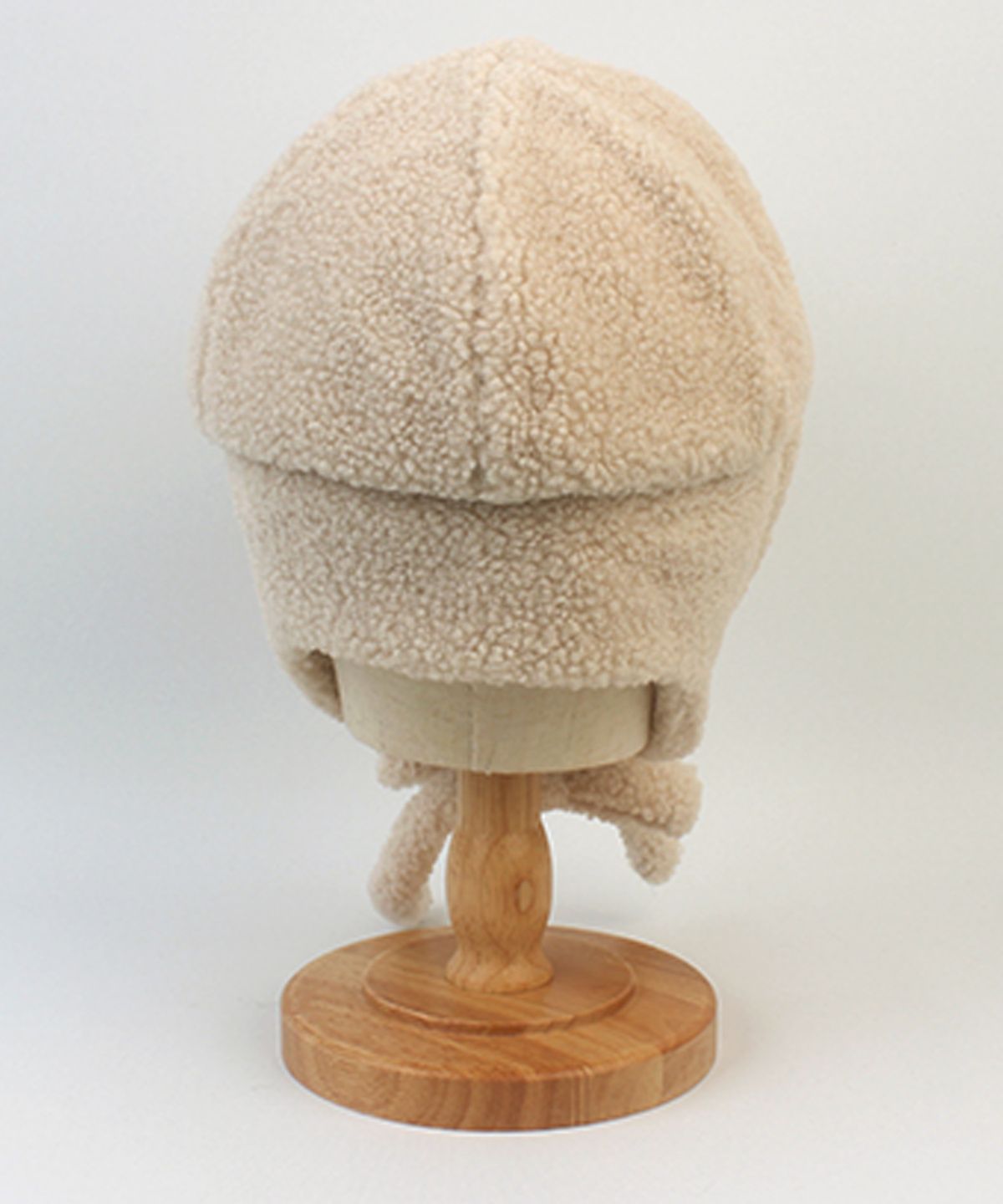 유니버셜 케미스트리(UNIVERSAL CHEMISTRY) Bubble Metal Beige Fleece Earflap Cap 귀달이모자