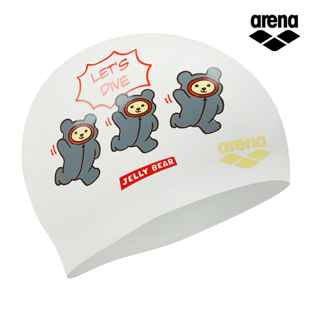 아레나(ARENA) 젤리베어 다이브 실리콘수모 A5AC1AC86WHT