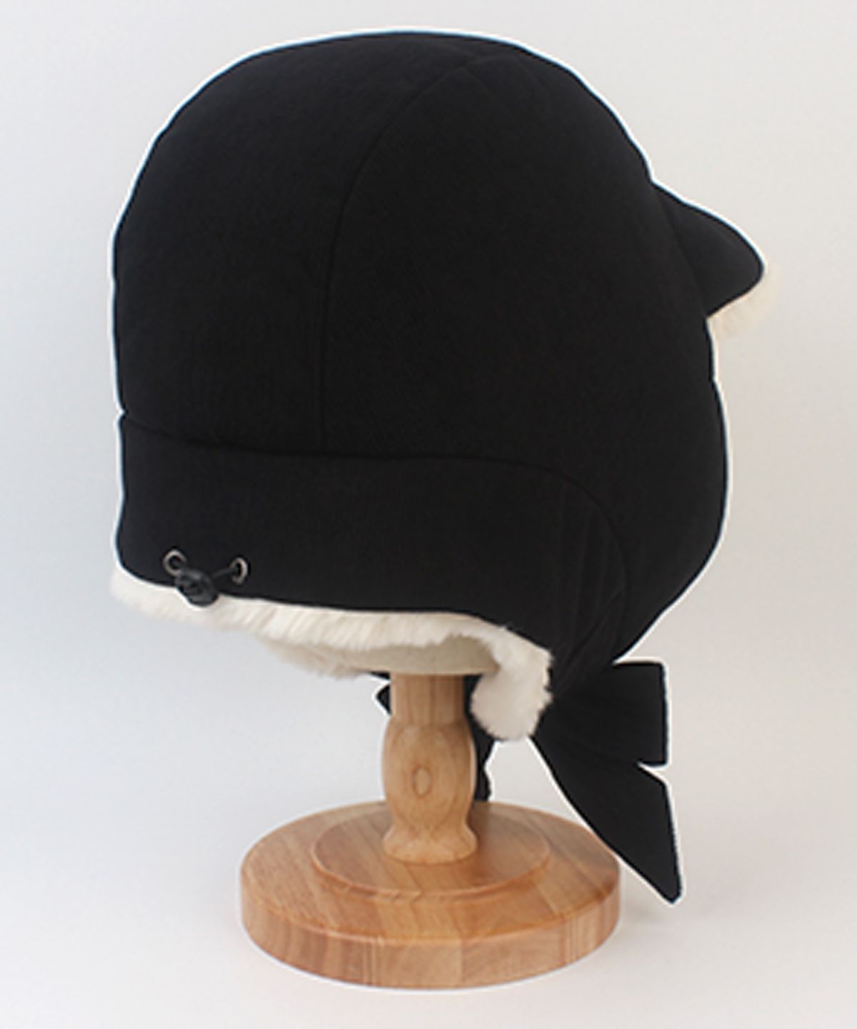 유니버셜 케미스트리(UNIVERSAL CHEMISTRY) Corduroy Fur Black Balaclava 귀달이모자