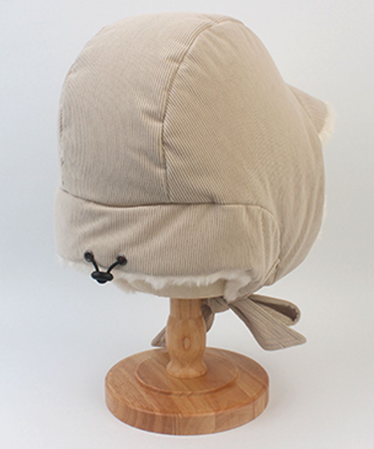 유니버셜 케미스트리(UNIVERSAL CHEMISTRY) Corduroy Fur Beige Balaclava 귀달이모자