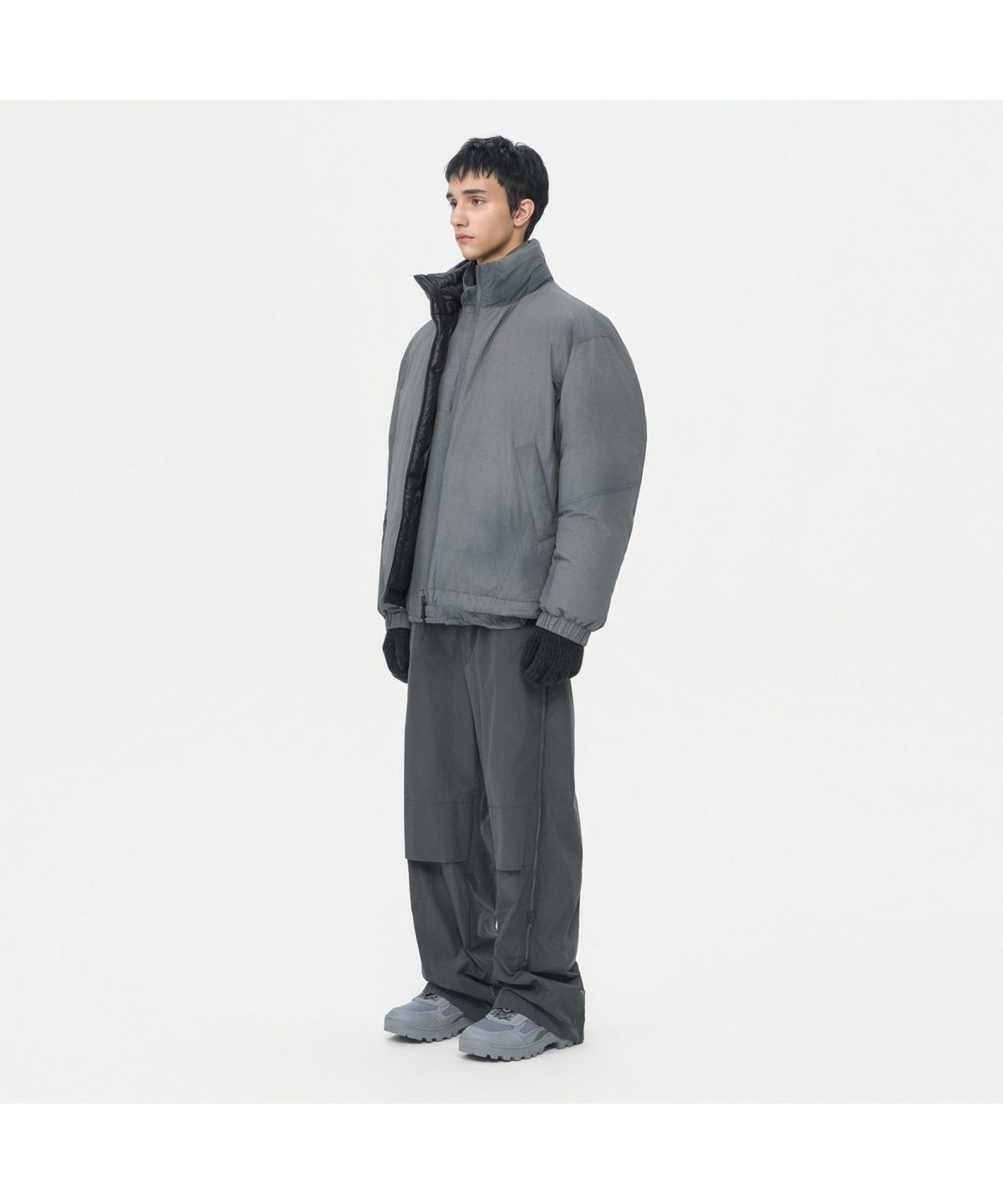 커스텀멜로우(CUSTOMELLOW) Reversible Down Jacket CWUAW25811GYD