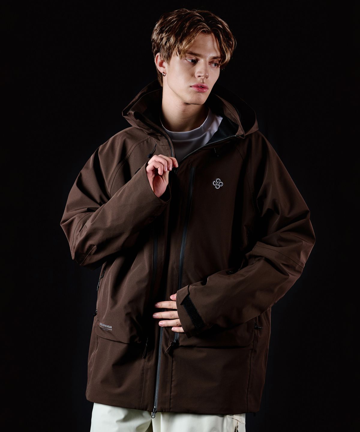 돌아우터웨어(DOLL OUTERWEAR) 2526 3L 브릭 자켓 D.CHOCO 남녀공용