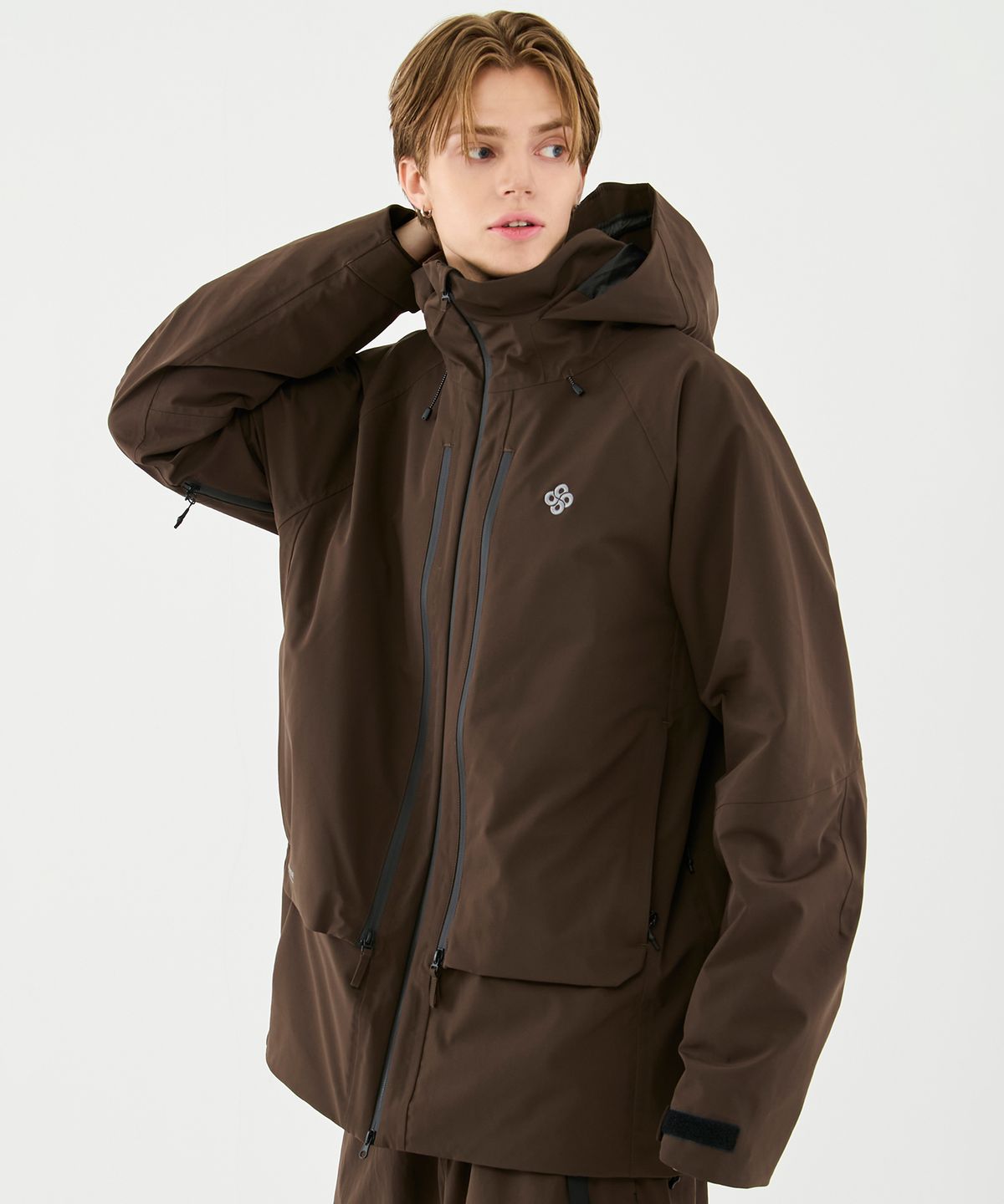 돌아우터웨어(DOLL OUTERWEAR) 2526 3L 브릭 자켓 D.CHOCO 남녀공용