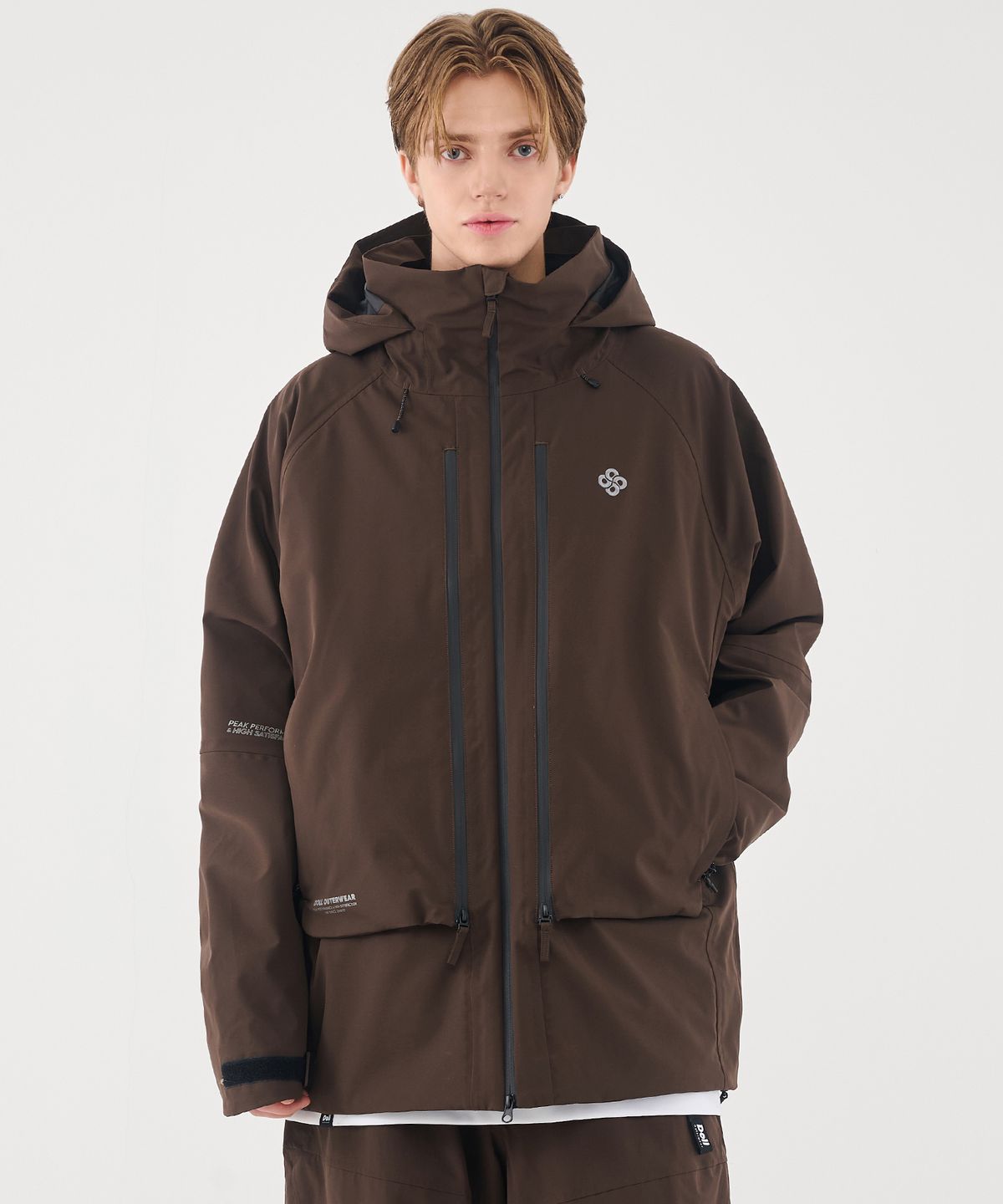 돌아우터웨어(DOLL OUTERWEAR) 2526 3L 브릭 자켓 D.CHOCO 남녀공용