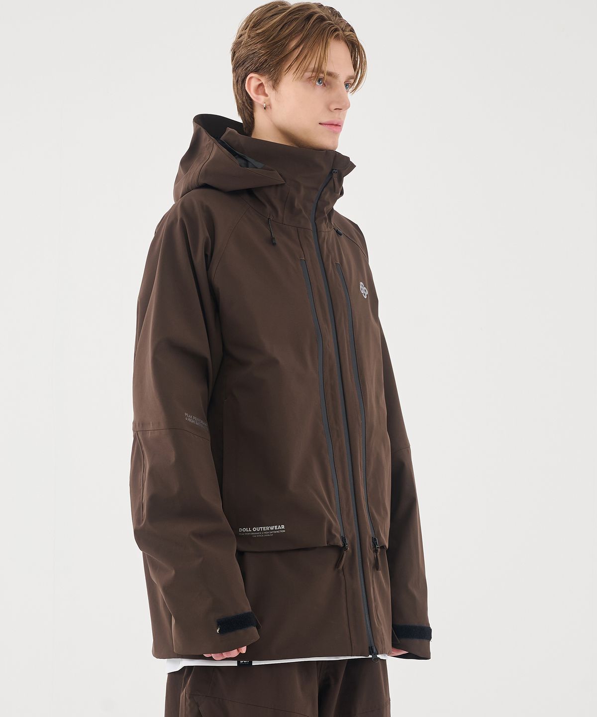 돌아우터웨어(DOLL OUTERWEAR) 2526 3L 브릭 자켓 D.CHOCO 남녀공용