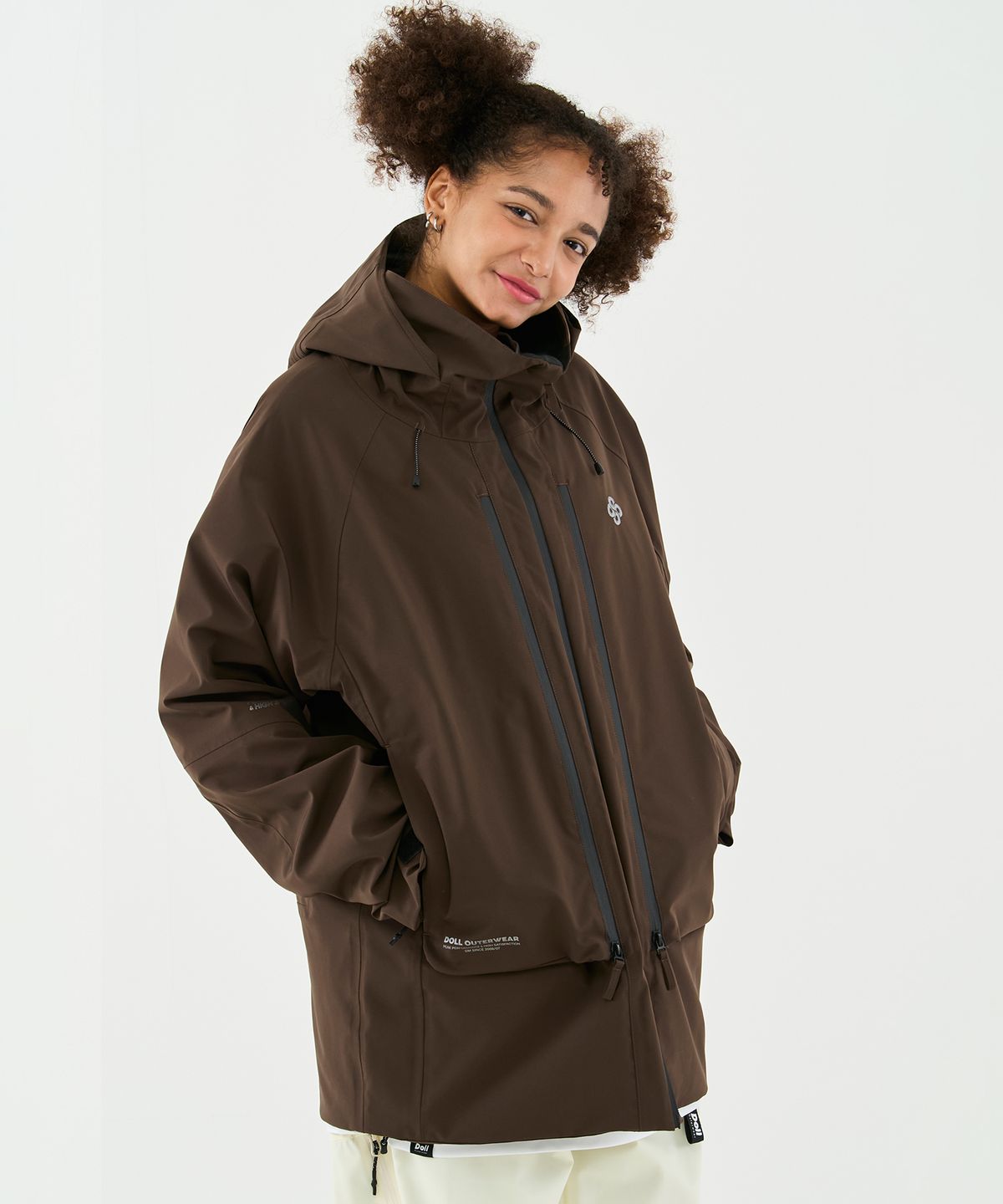 돌아우터웨어(DOLL OUTERWEAR) 2526 3L 브릭 자켓 D.CHOCO 남녀공용