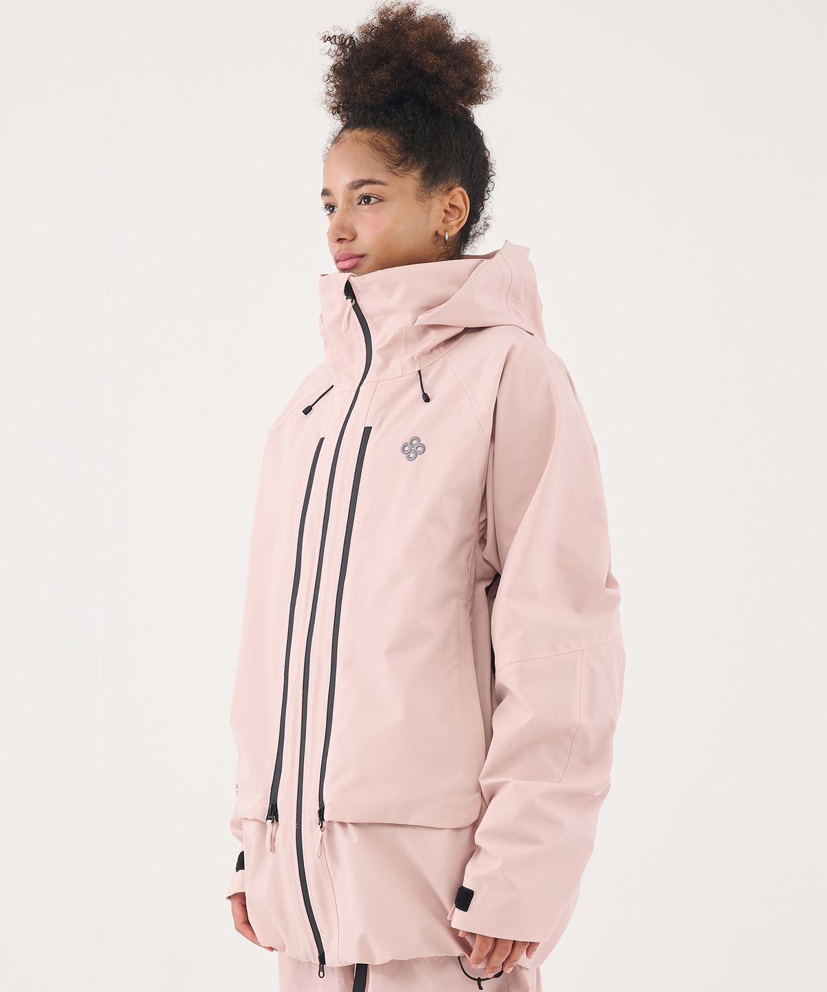 돌아우터웨어(DOLL OUTERWEAR) 2526 3L 브릭 자켓 BABY PINK 남녀공용
