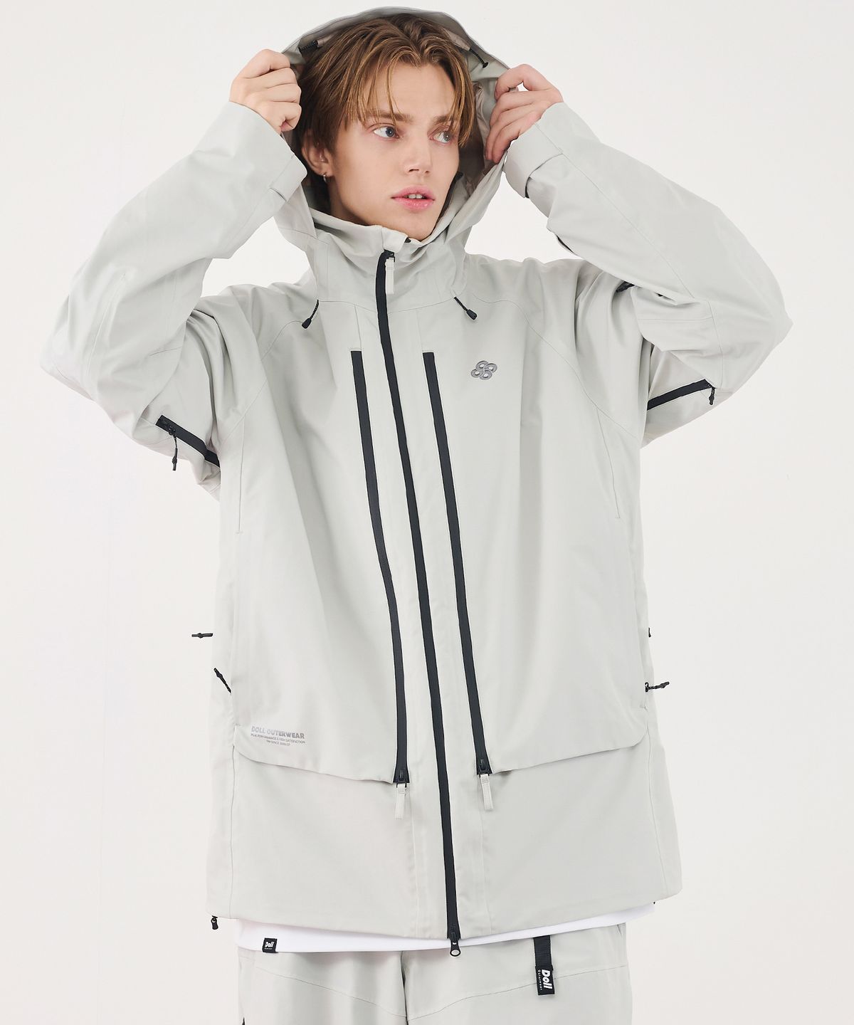 돌아우터웨어(DOLL OUTERWEAR) 2526 3L 브릭 자켓 COOL GRAY 남녀공용