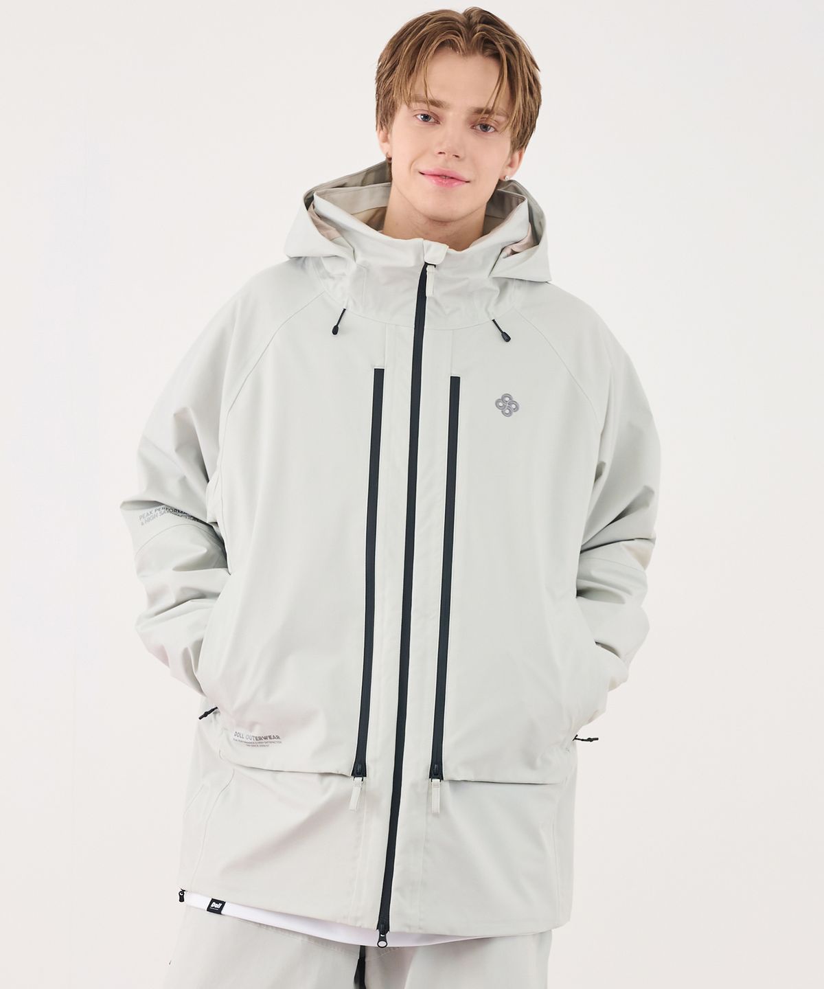 돌아우터웨어(DOLL OUTERWEAR) 2526 3L 브릭 자켓 COOL GRAY 남녀공용