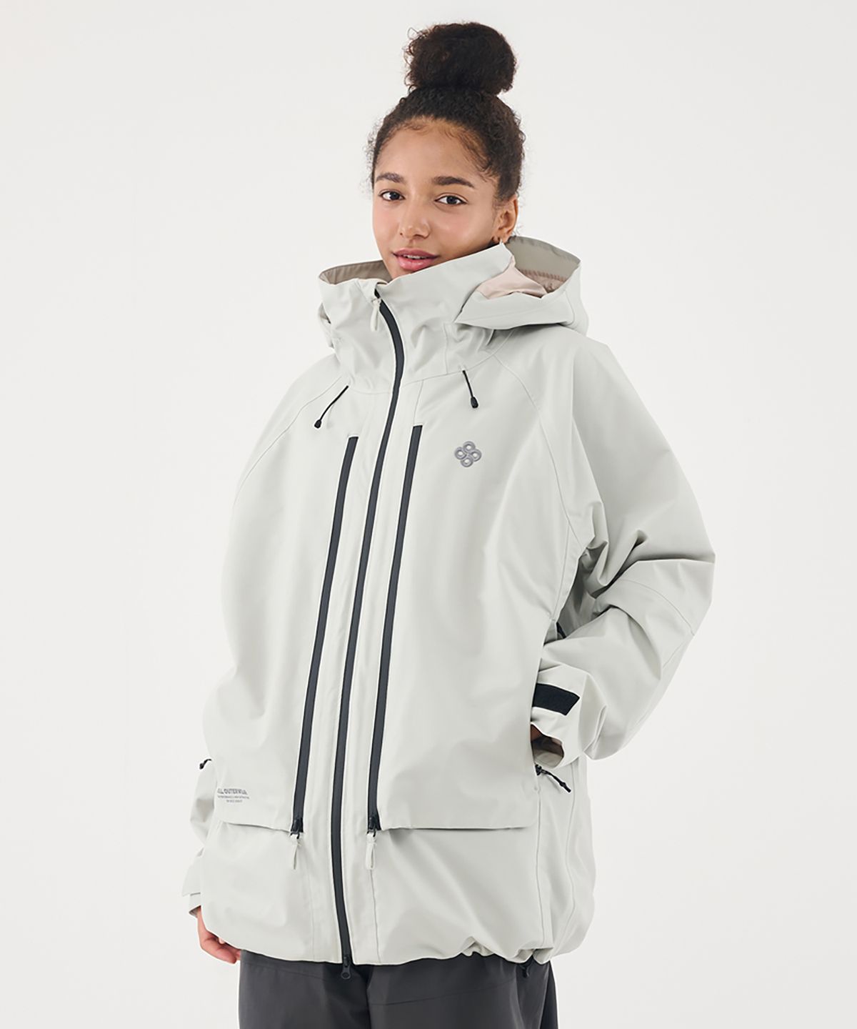 돌아우터웨어(DOLL OUTERWEAR) 2526 3L 브릭 자켓 COOL GRAY 남녀공용