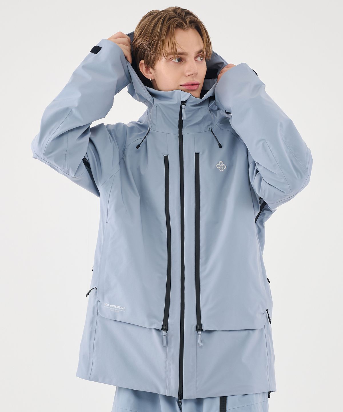 돌아우터웨어(DOLL OUTERWEAR) 2526 3L 브릭 자켓 SLATE 남녀공용