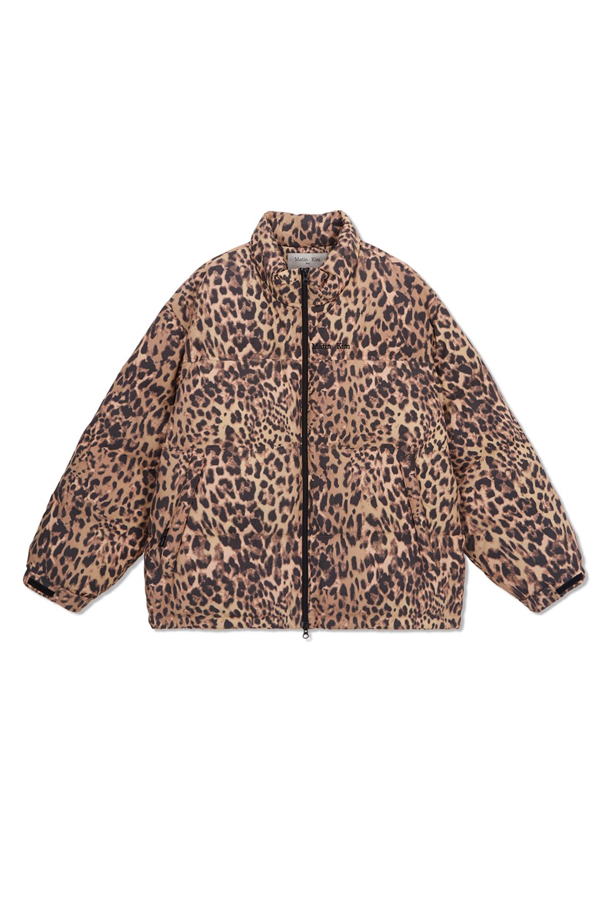 MUSINSA公式 | MATIN KIM LEOPARD DOWN JUMPER IN MIX