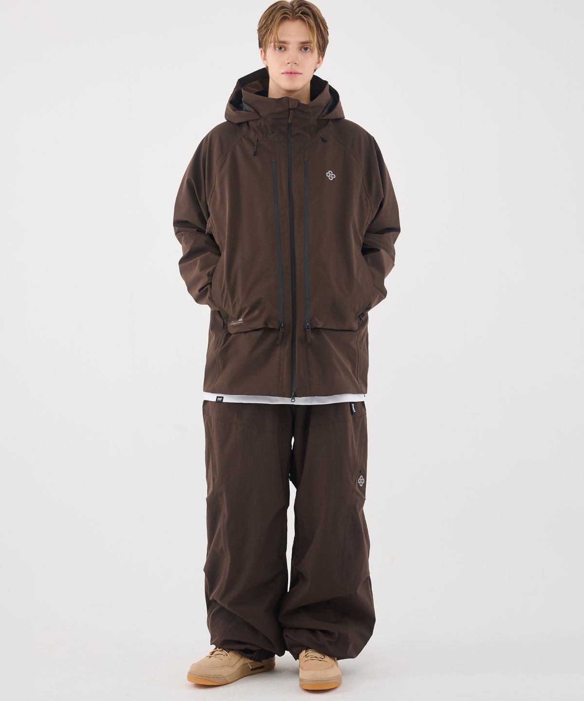돌아우터웨어(DOLL OUTERWEAR) 2526 브릭 팬츠 DARK CHOCO 남녀공용
