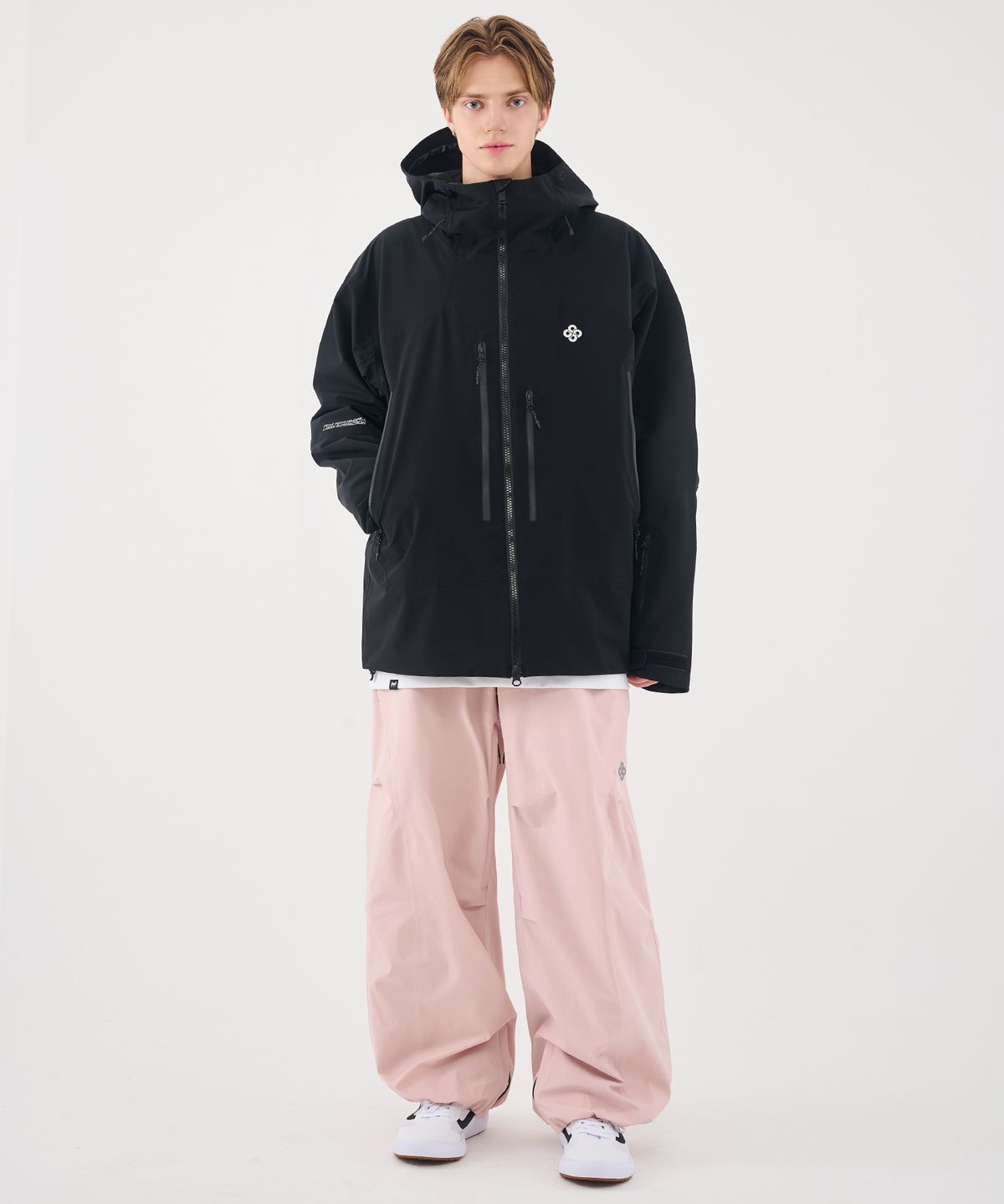 돌아우터웨어(DOLL OUTERWEAR) 2526 브릭 팬츠 BABY PINK 남녀공용