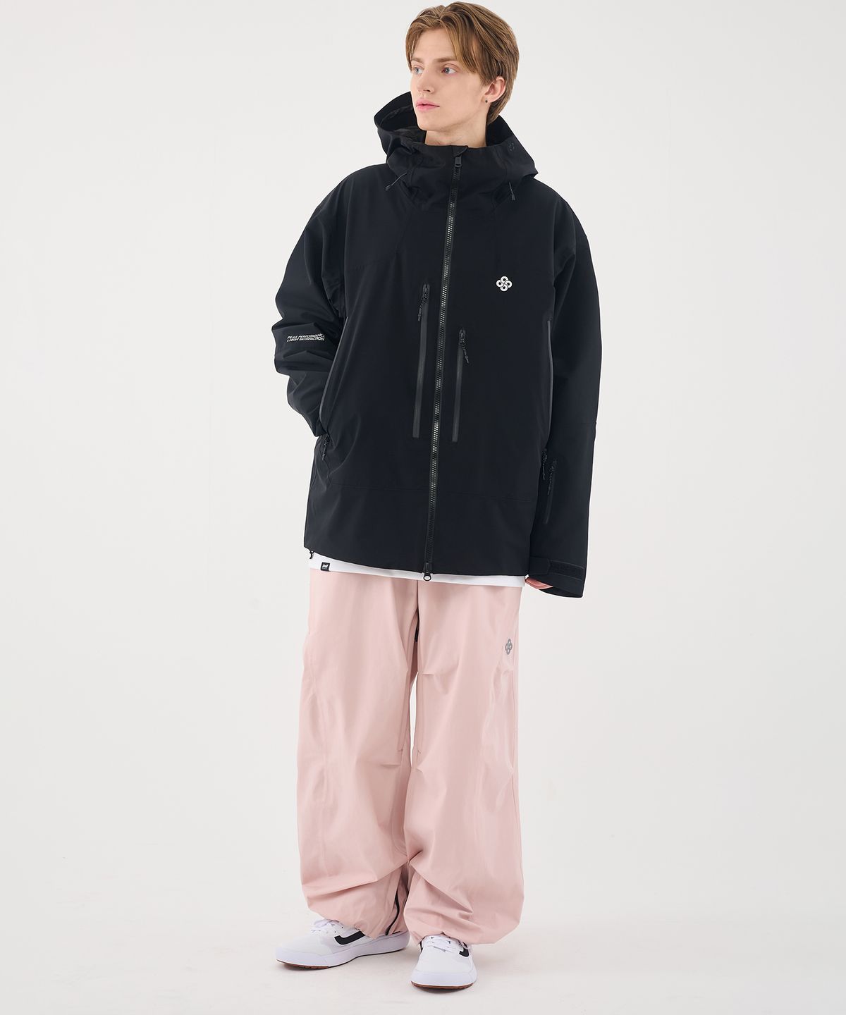 돌아우터웨어(DOLL OUTERWEAR) 2526 브릭 팬츠 BABY PINK 남녀공용