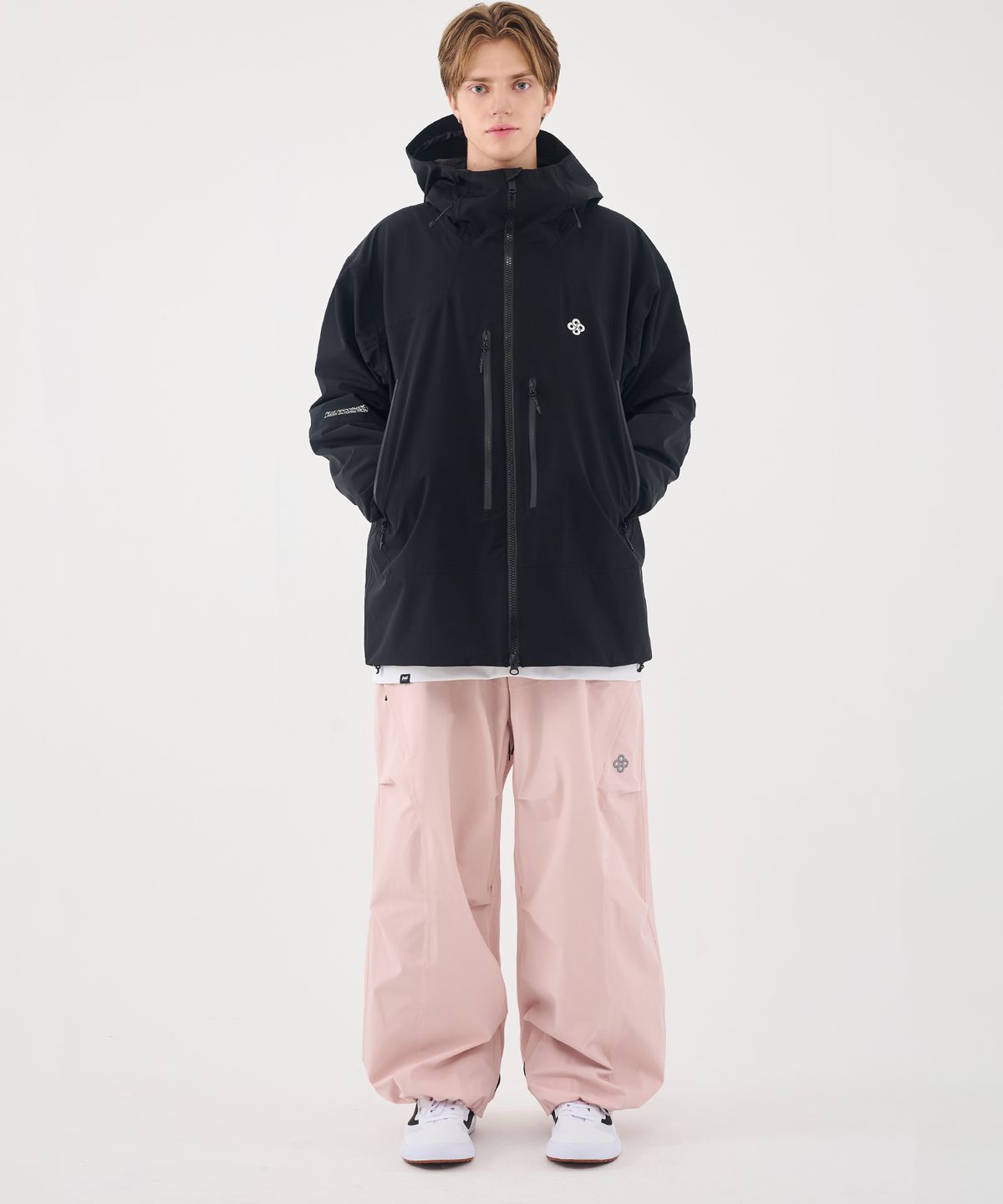 돌아우터웨어(DOLL OUTERWEAR) 2526 브릭 팬츠 BABY PINK 남녀공용