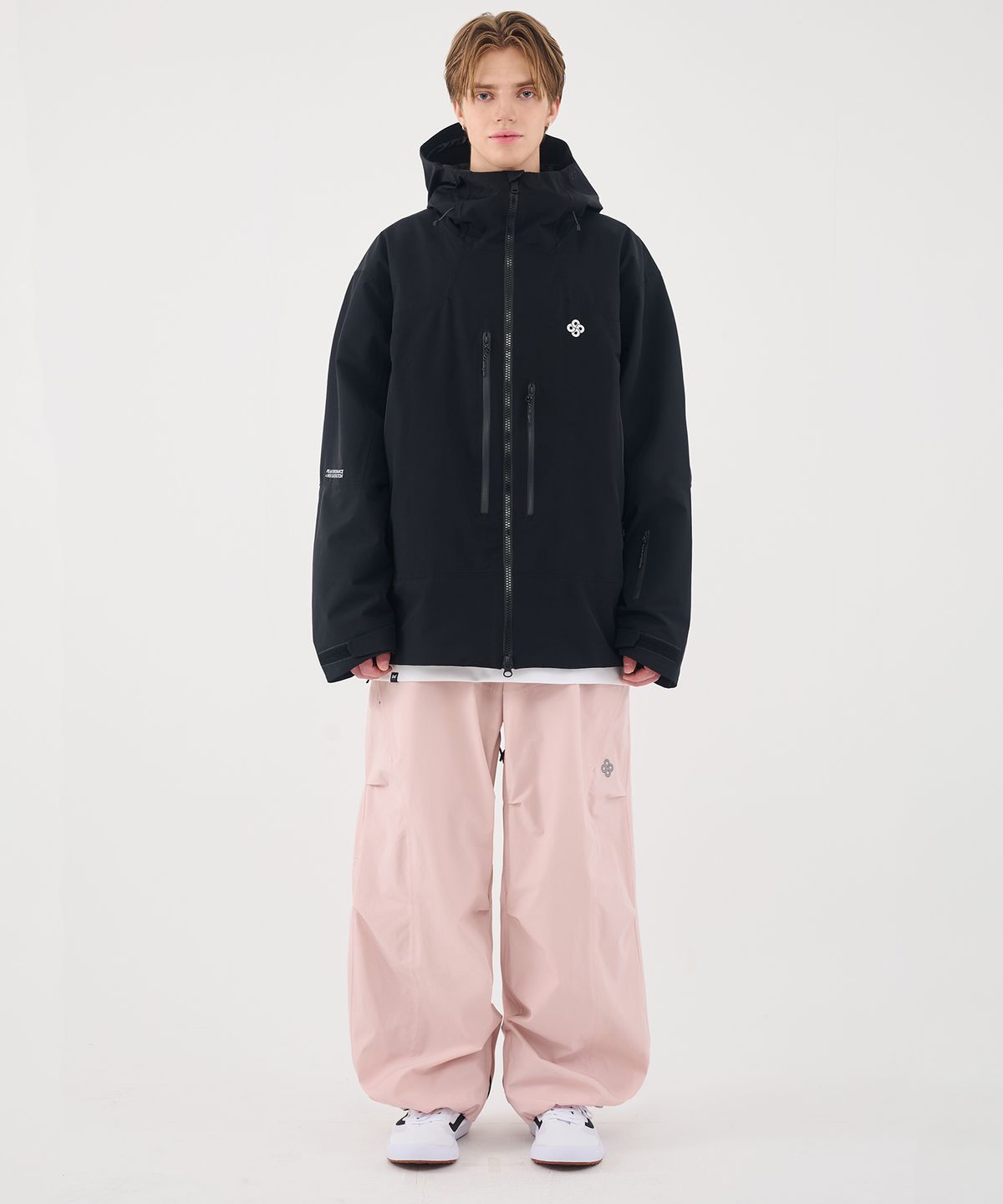 돌아우터웨어(DOLL OUTERWEAR) 2526 브릭 팬츠 BABY PINK 남녀공용