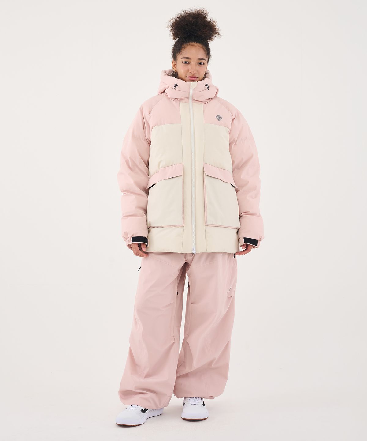돌아우터웨어(DOLL OUTERWEAR) 2526 브릭 팬츠 BABY PINK 남녀공용