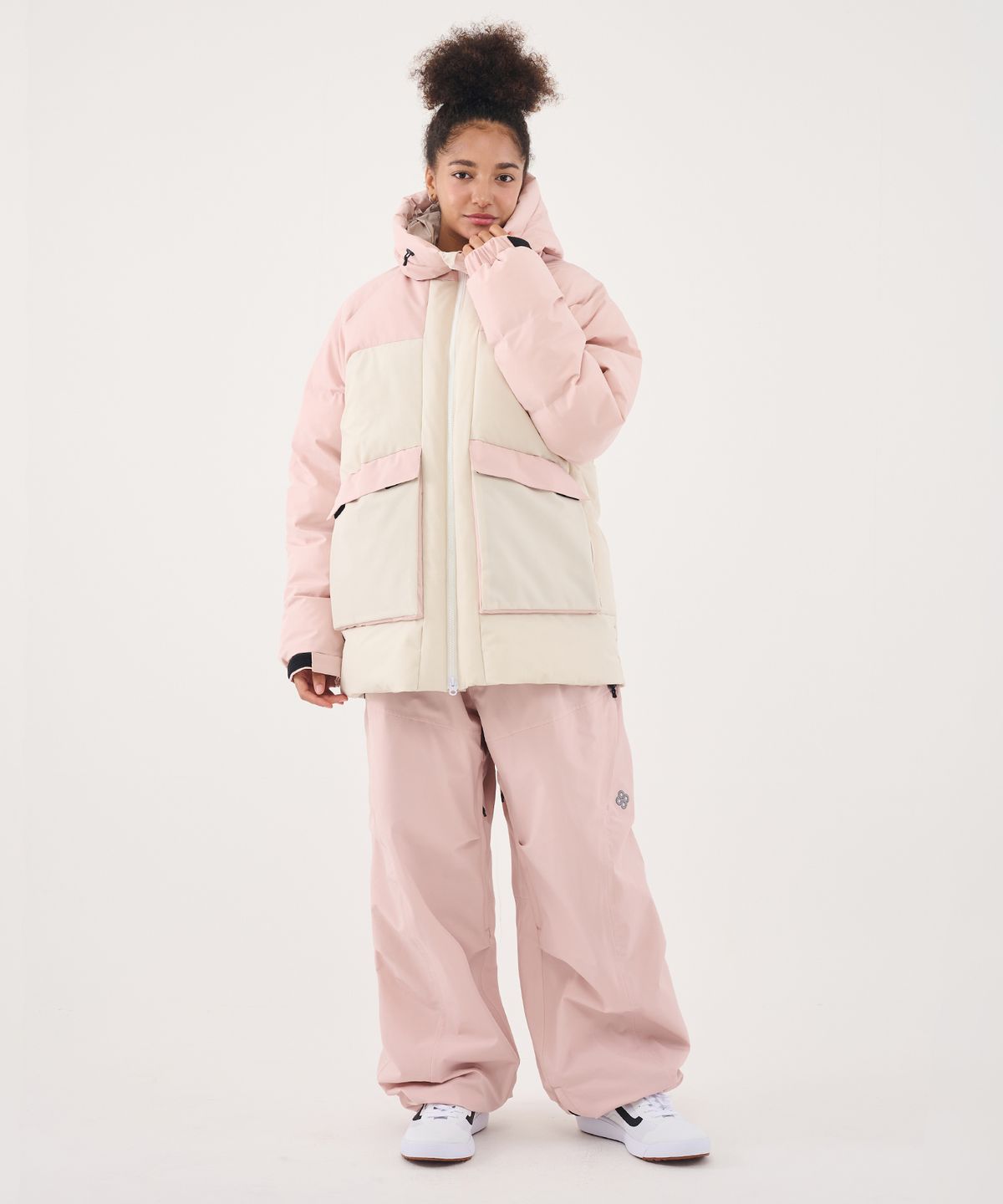 돌아우터웨어(DOLL OUTERWEAR) 2526 브릭 팬츠 BABY PINK 남녀공용