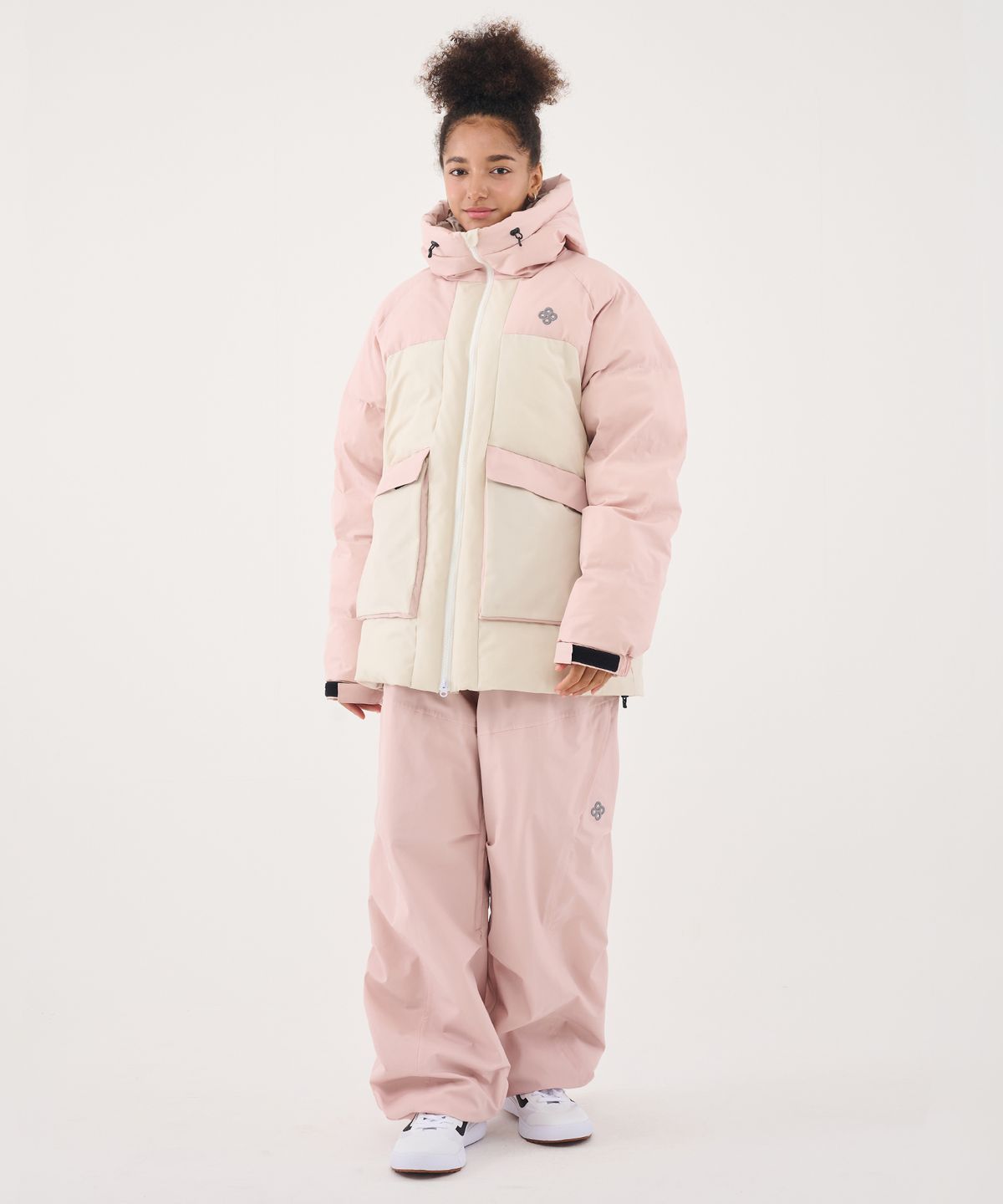 돌아우터웨어(DOLL OUTERWEAR) 2526 브릭 팬츠 BABY PINK 남녀공용