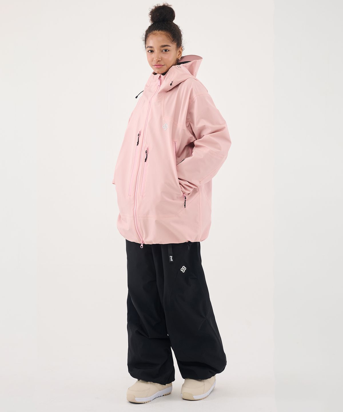 돌아우터웨어(DOLL OUTERWEAR) 2526 브릭 팬츠 BLACK 남녀공용