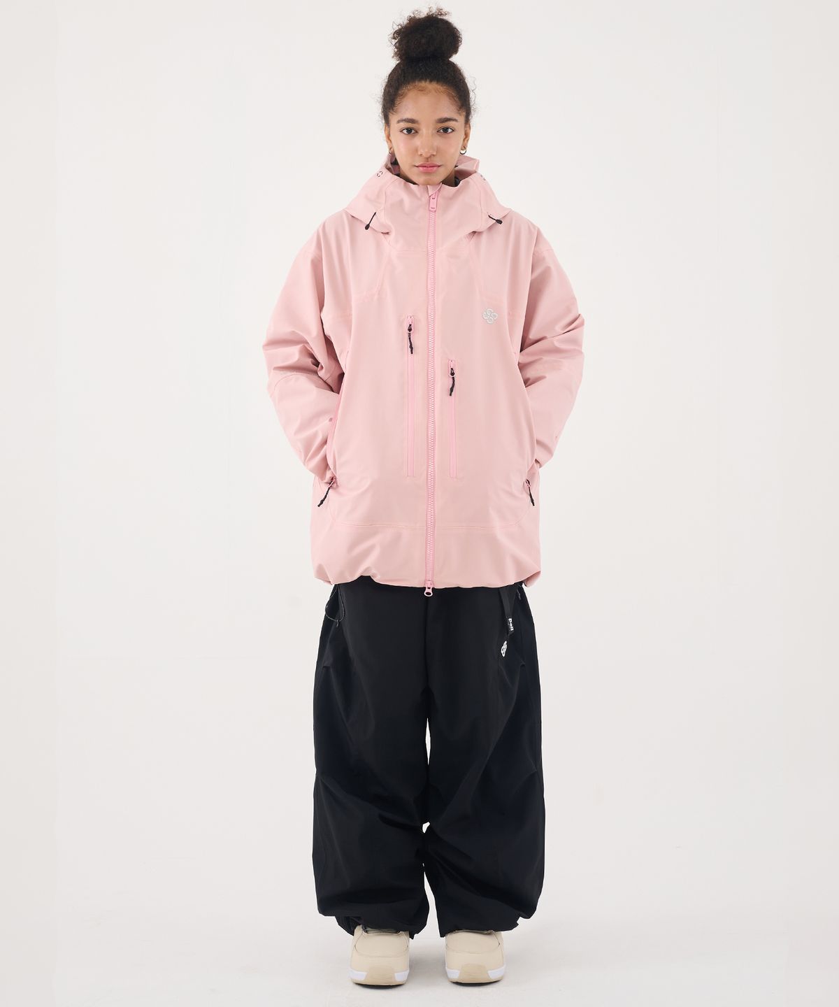 돌아우터웨어(DOLL OUTERWEAR) 2526 브릭 팬츠 BLACK 남녀공용