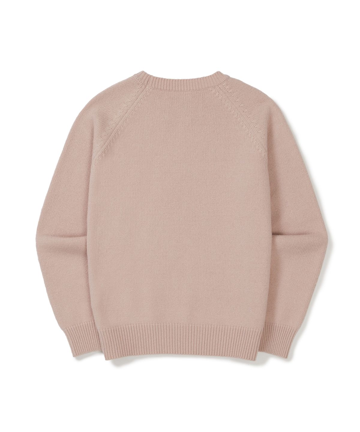 스노우피크 어패럴(SNOWPEAK APPAREL) 캐시미어 블랜드 여성 세미크롭 니트 맨투맨 (S25WWFHT73) Light Pink