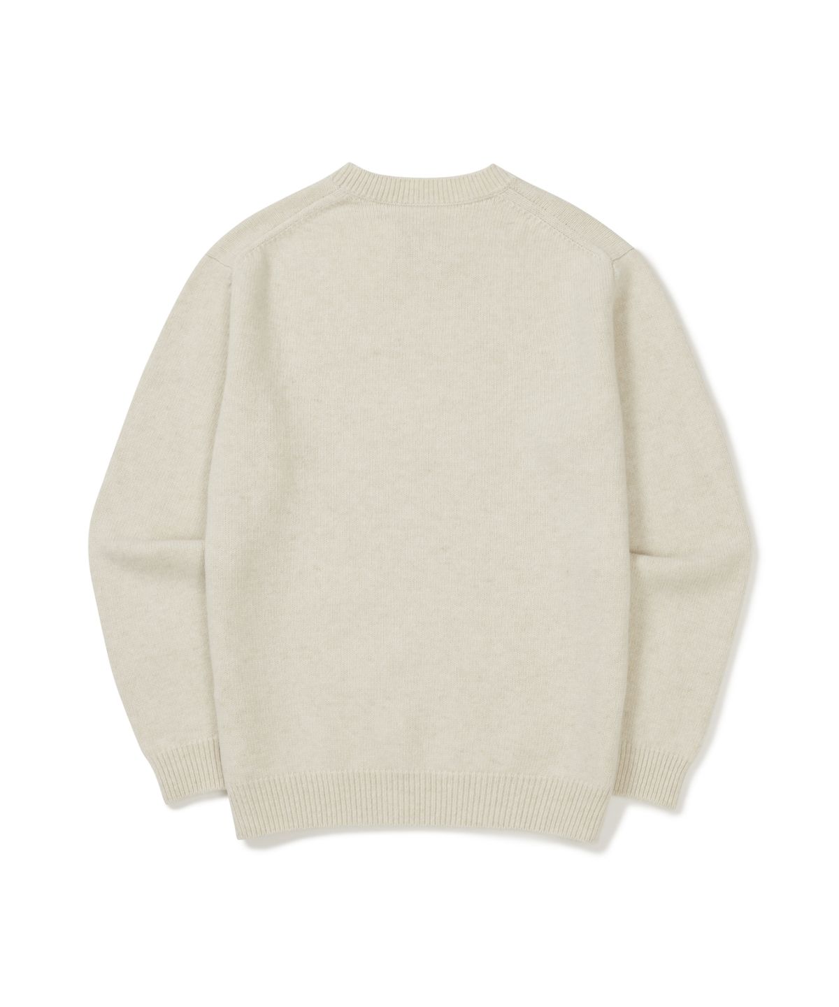 스노우피크 어패럴(SNOWPEAK APPAREL) 캐시미어 블랜드 니트 맨투맨 (S25WMFHT72) Sand Beige