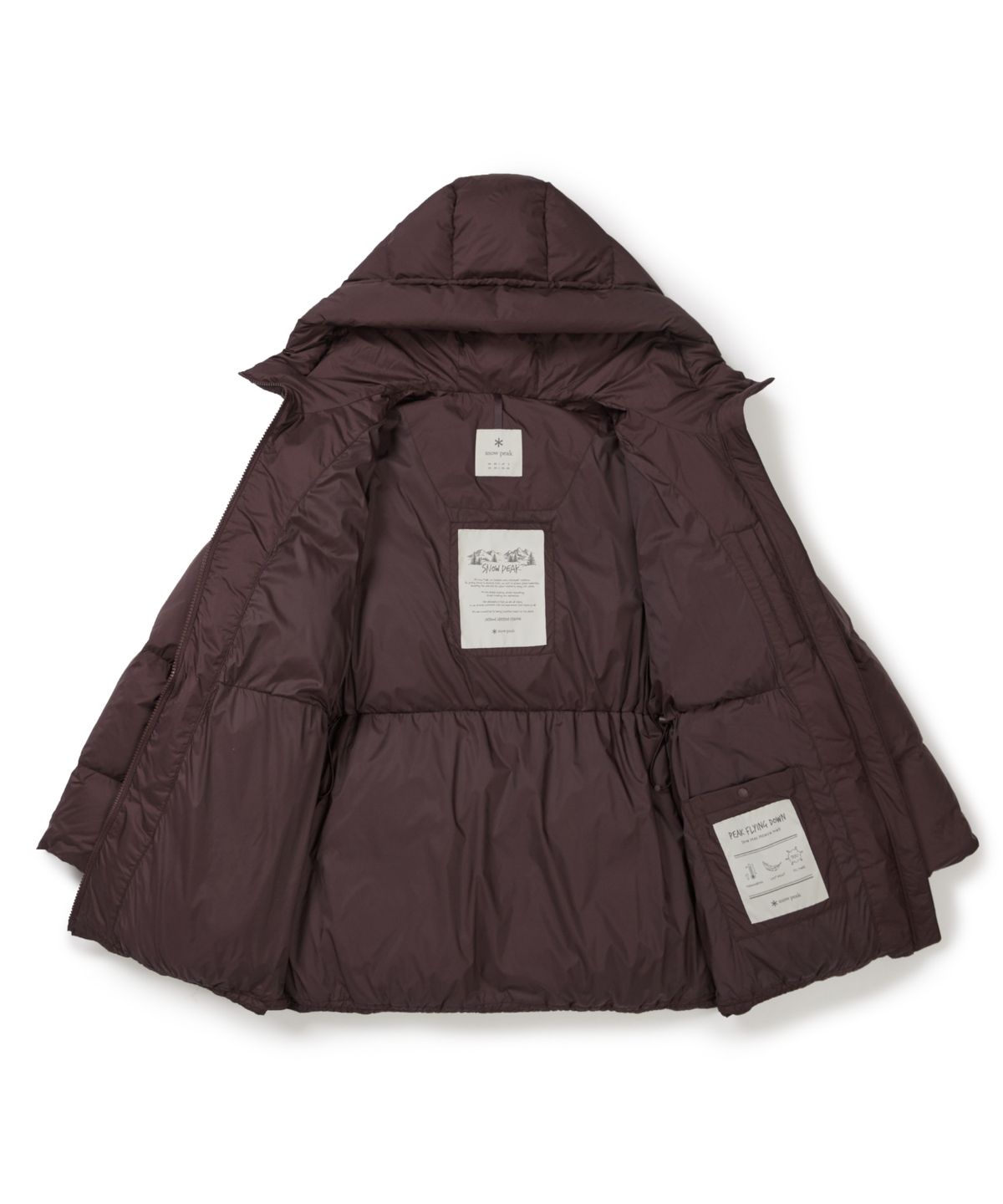 스노우피크 어패럴(SNOWPEAK APPAREL) 퍼피나 여성 중기장 헤비 다운 자켓 (S25WWFDJ23) Dark Burgundy