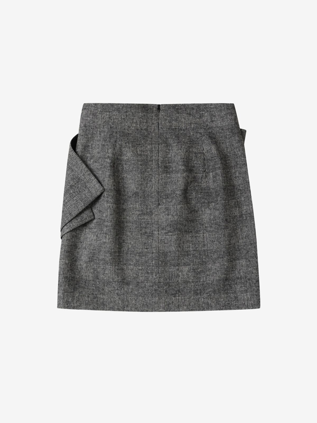엘유브이엠(LUVM) WOOL RIBBON MINI SKIRT_CHECKED FABRIC