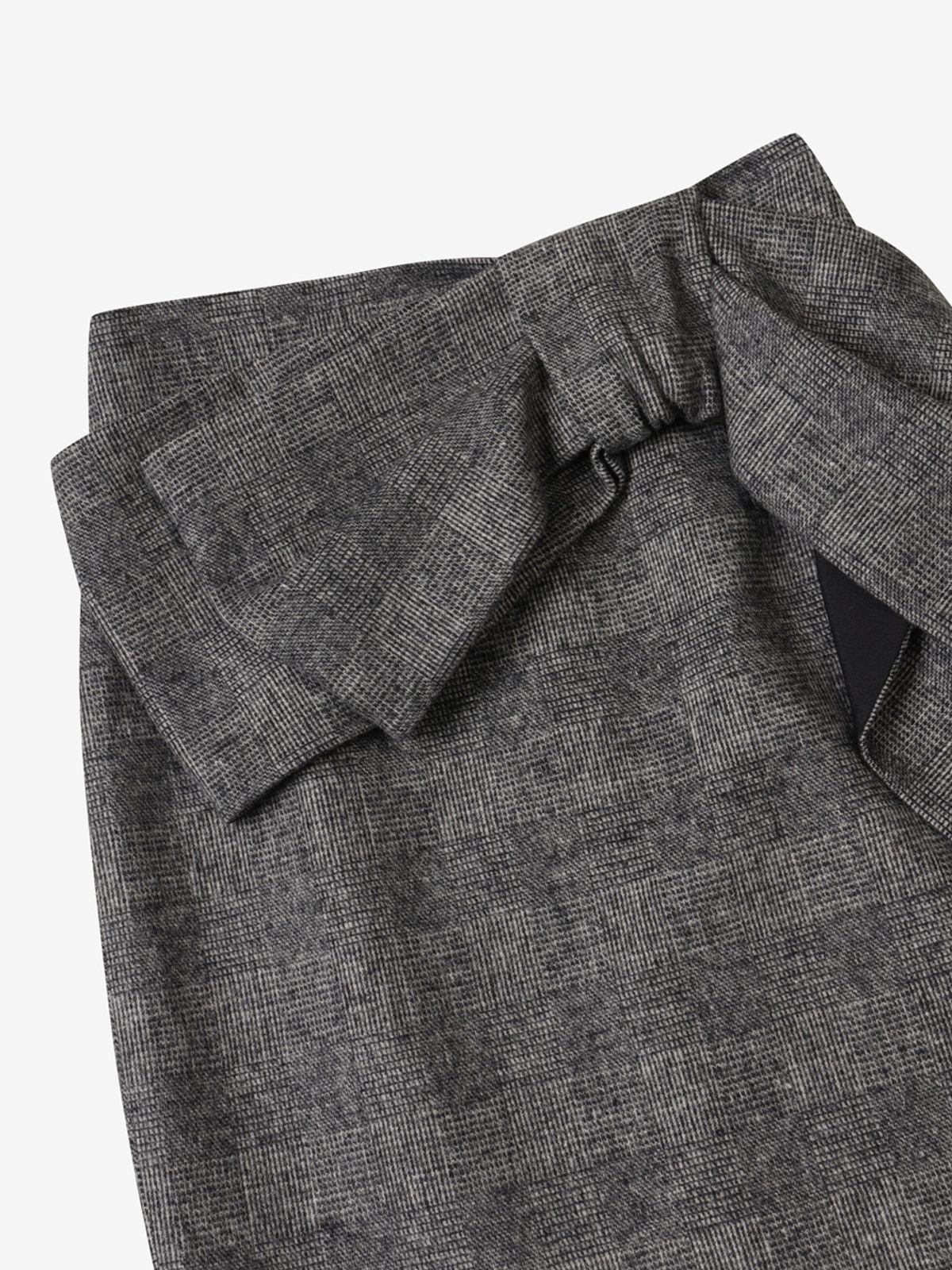 엘유브이엠(LUVM) WOOL RIBBON MINI SKIRT_CHECKED FABRIC