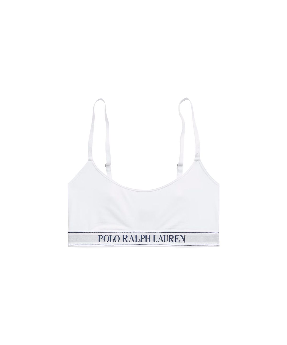 폴로 랄프로렌 이너웨어(POLO RALPH LAUREN INNERWEAR) 여성 스쿠프 브라렛 화이트 4P0477